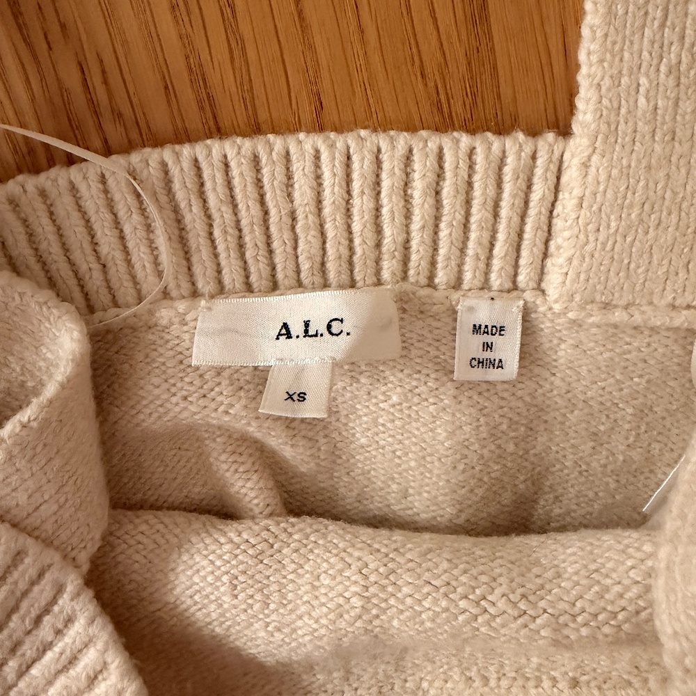 A.L.C. Winona Knit Square Neck Crop Top - XS - Picture 5 of 6